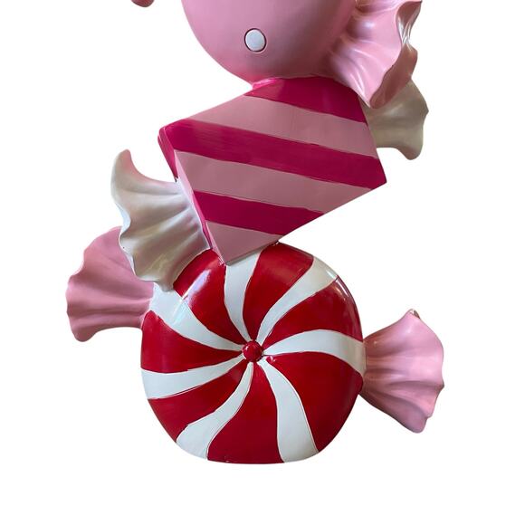 Rachel Zoe Large Pastel Candy Shaped Statue 23in Valentines Day Decor New - Picture 5 of 16